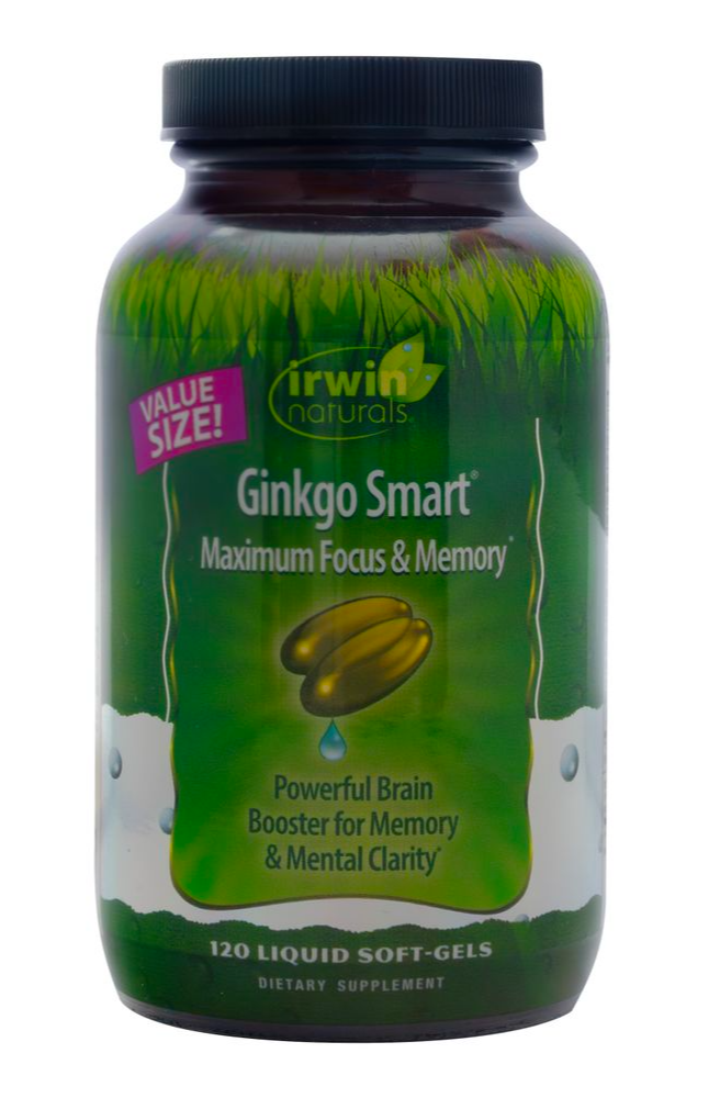 Irwin Naturals Ginkgo Smart softgels