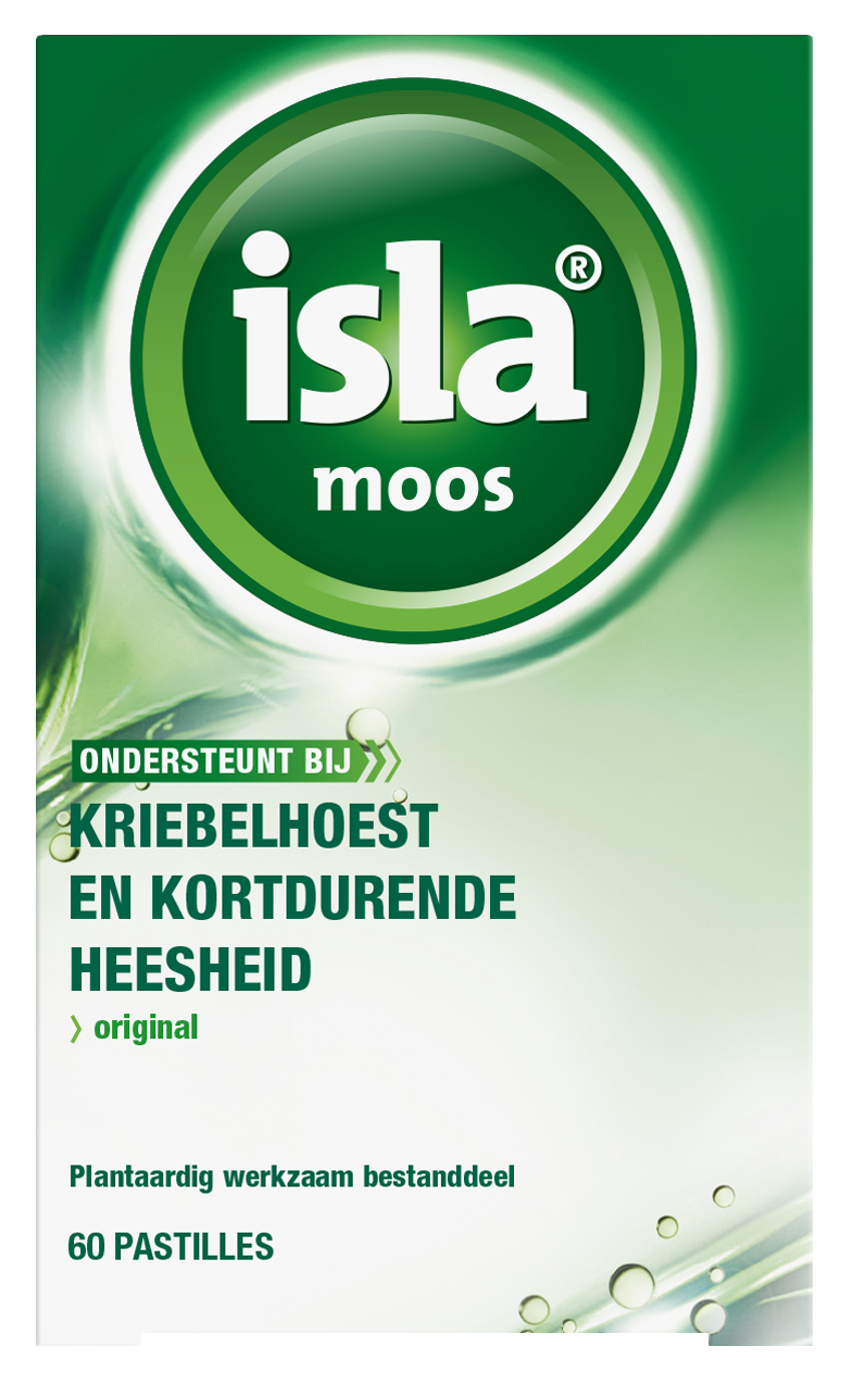 Isla Moos Keelpastilles 60st afbeelding