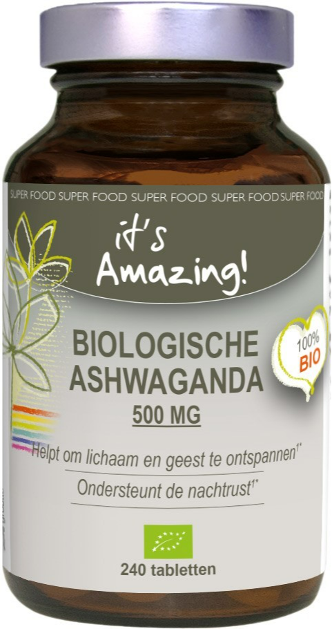 It&apos;s Amazing Biologische Ashwaganda 500mg Tabletten