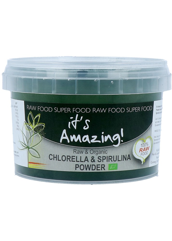 It&apos;s Amazing Bio Chlorella & Spirulina Poeder afbeelding