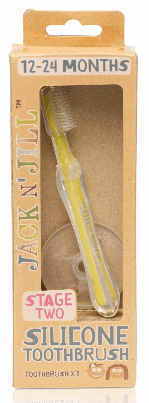 Jack n&apos; Jill Siliconen Tandenborstel Stage 2 afbeelding