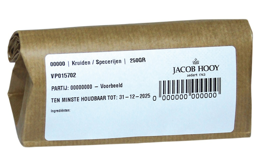 Jacob Hooy Maanzaad Blauw Heel 250gr afbeelding