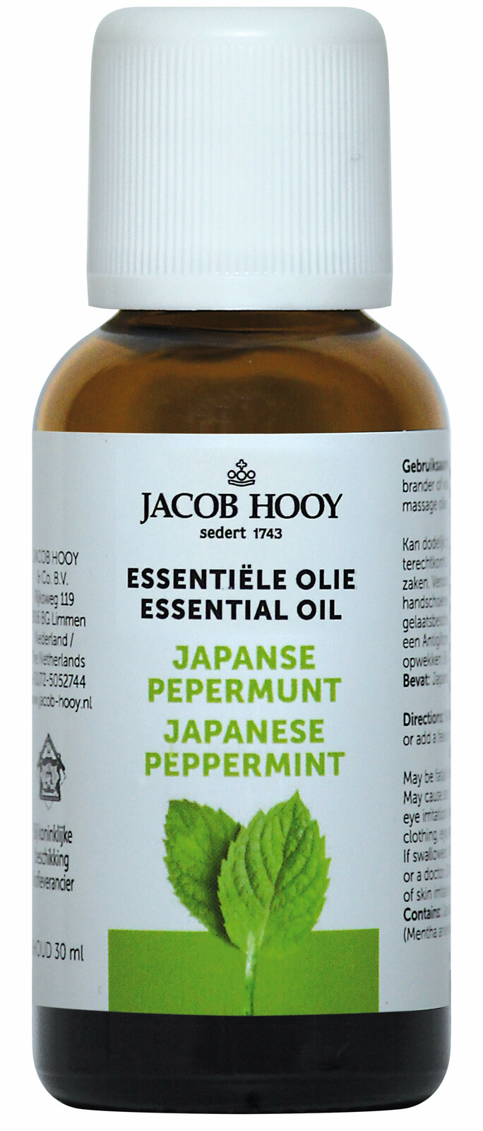 Jacob Hooy Japanse Pepermunt Olie
