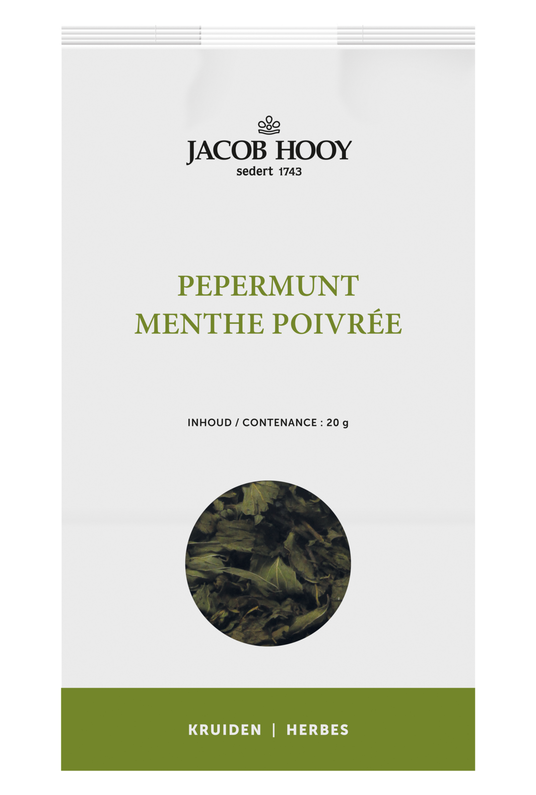 Jacob Hooy Pepermuntblad Heel Kruiden afbeelding
