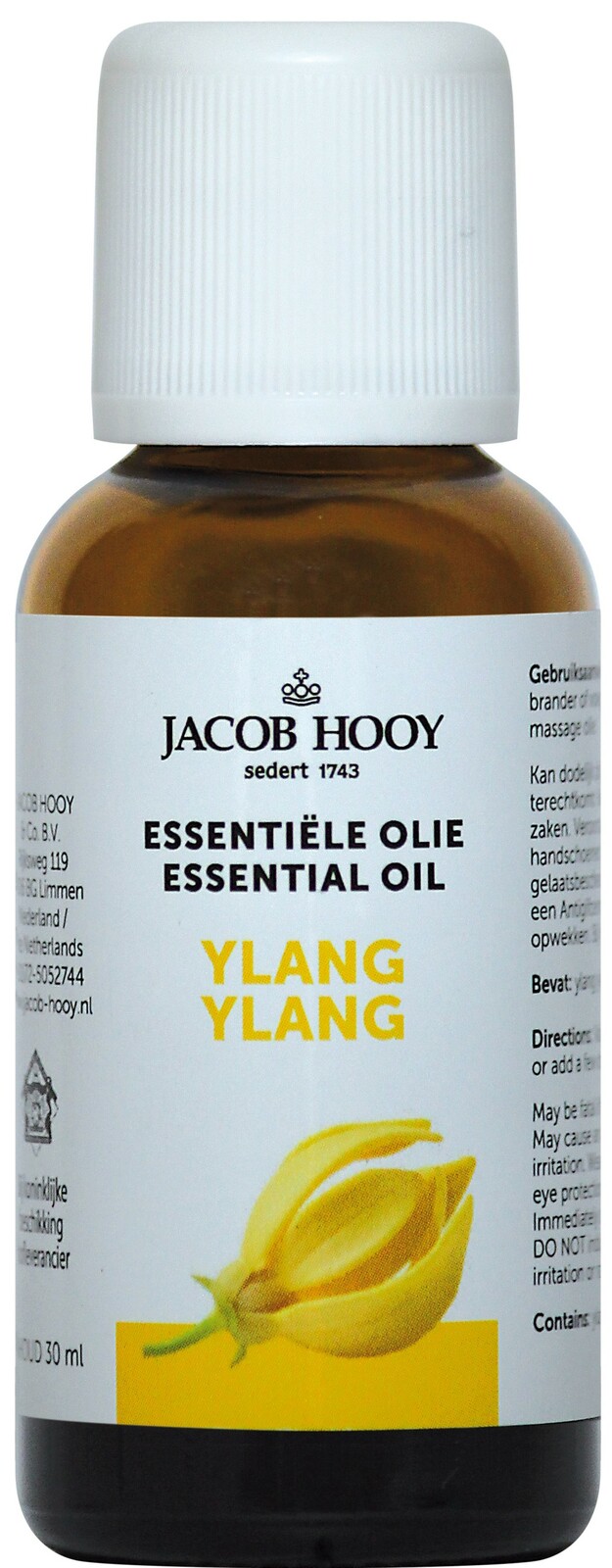 Jacob Hooy Essentiële Olie Ylang Ylang 30ml