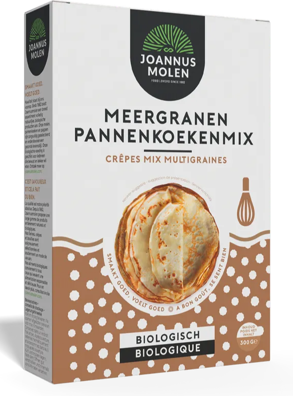 Joannusmolen Pannenkoekmeel Meergranen afbeelding