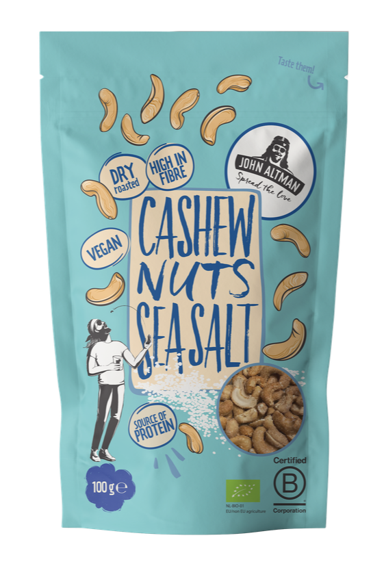 John Altman Cashew Nuts Seasalt Bio afbeelding
