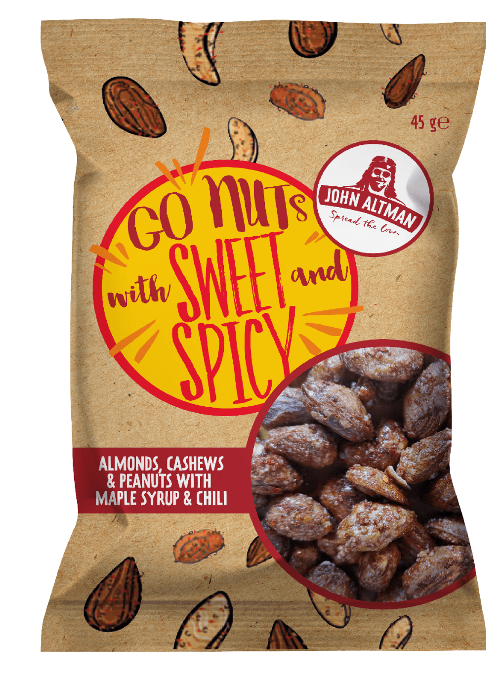 John Altman Go Nuts With Sweet & Spicy afbeelding