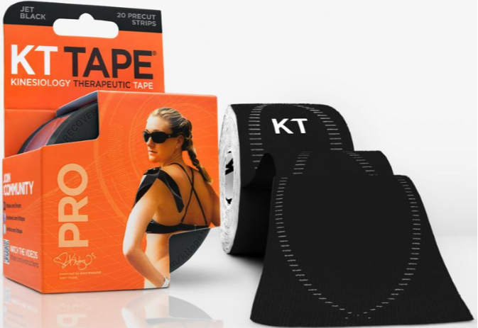 KT Tape Pro Strips Gitzwart