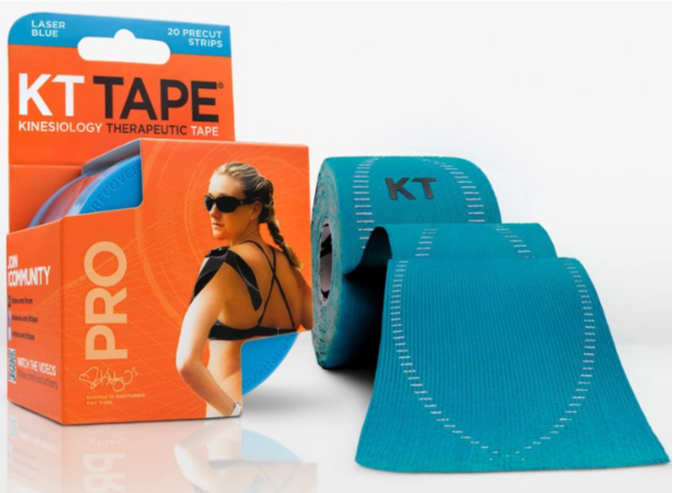 KT Tape Pro Strips Lichtblauw