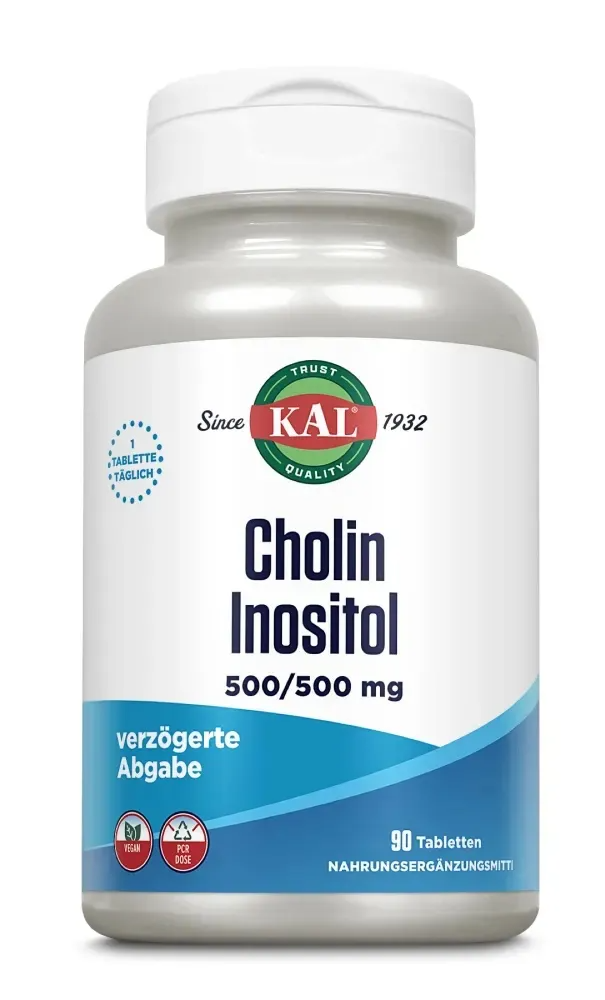 Kal Cholin & Inositol 500mg Tabletten afbeelding