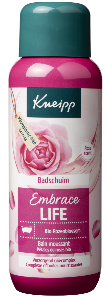Kneipp Badschuim Embrace Life Bio Rozenbloesem afbeelding