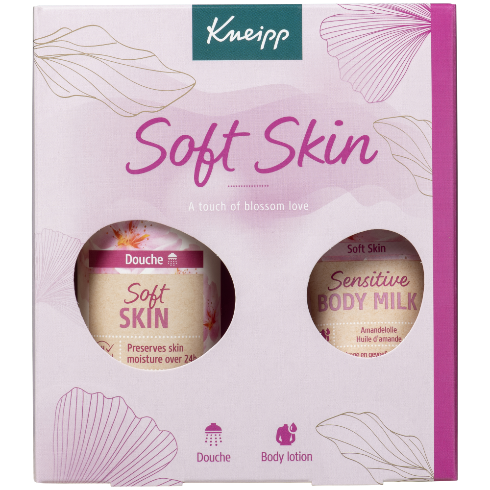 Kneipp Soft Skin Douche & Body Milk Geschenkset afbeelding