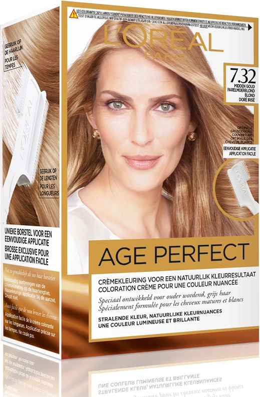 L'Oréal Paris Age Perfect 7.32 Midden Goud Parelmoerblond