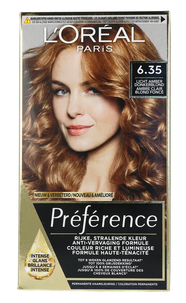 L&apos;Oréal Paris Preference 6.35 Licht Amber Donkerblond afbeelding