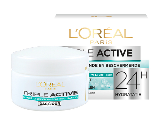 L'Oréal Paris Triple Active Dagcrème Normale, Gemengde Huid