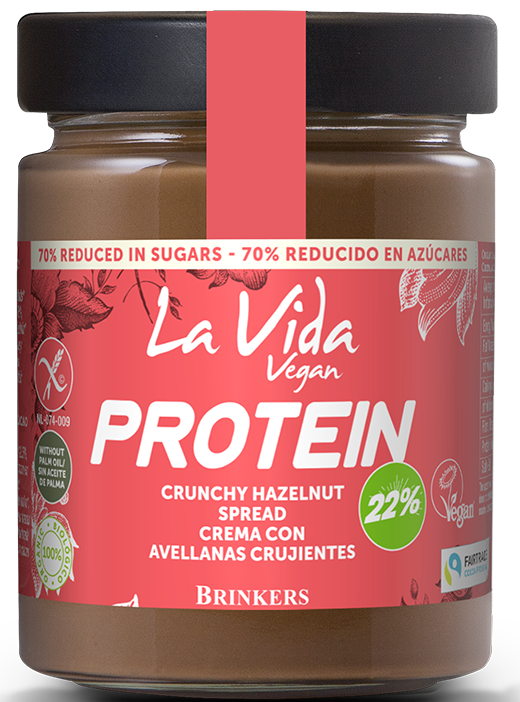 La Vida Vegan Protein Hazelnootpasta