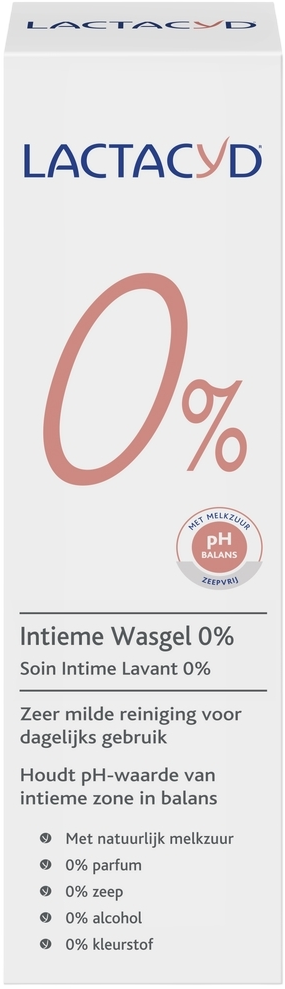 Lactacyd Intieme Wasgel 0% afbeelding