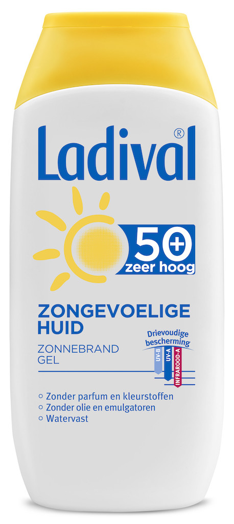 Ladival Sun Gel Zongevoelige Huid F50+ 200ML