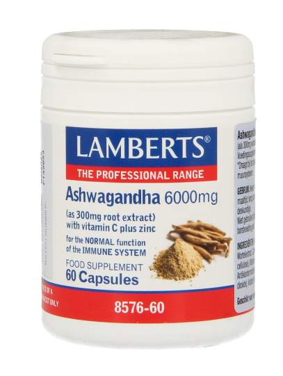 Lamberts Ashwagandha 6000mg Capsules afbeelding