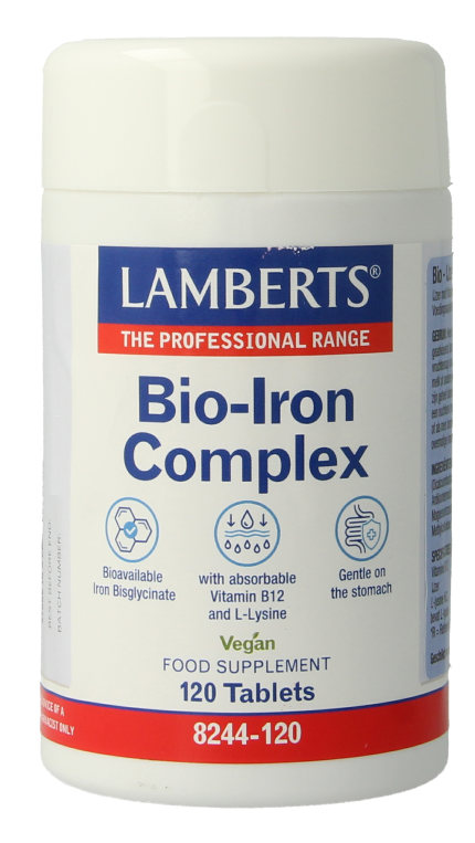 Lamberts Bio-ijzer Complex Tabletten afbeelding