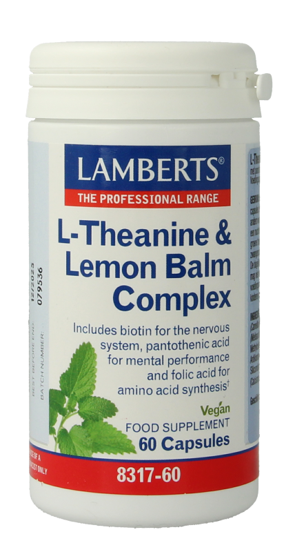 Lamberts L-Theanine & Citroenmelisse Complex Capsules