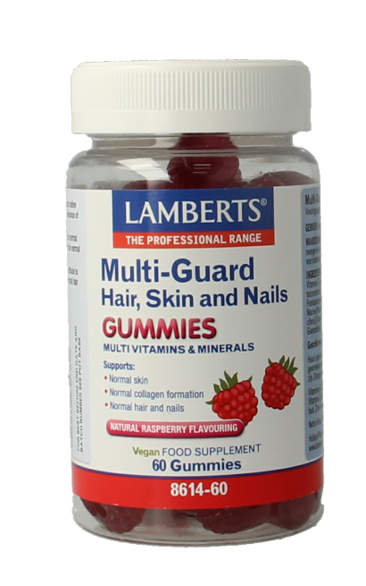 Lamberts Multi-Guard Haar, Huid, Nagels Gummies afbeelding