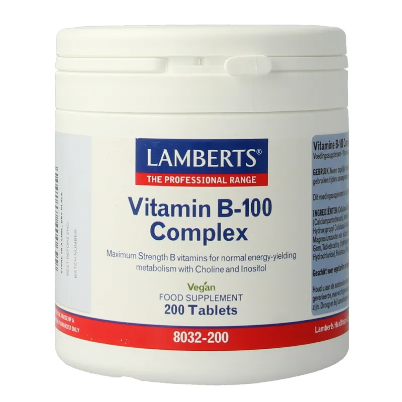 Lamberts Vitamine B-100 Complex Tabletten afbeelding