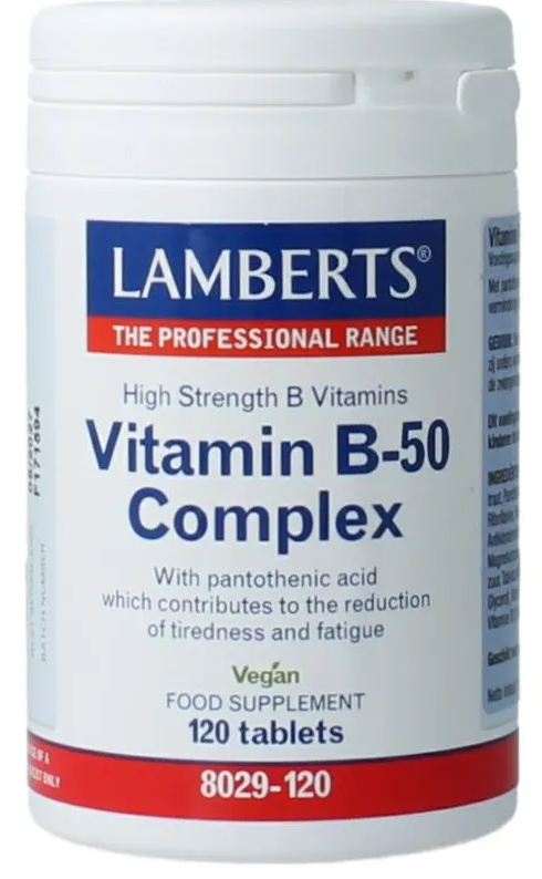 Lamberts Vitamine B-50 Complex Tabletten afbeelding