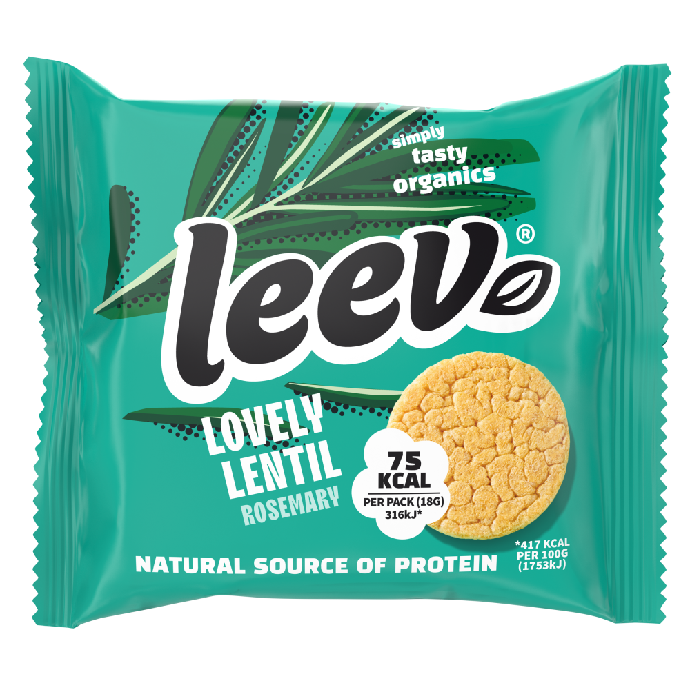 Leev Bio Lovely Lentil Cakes Rosemary afbeelding