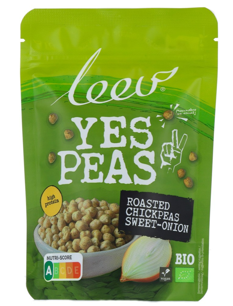 Leev Bio Yes Peas Sweet & Onion afbeelding