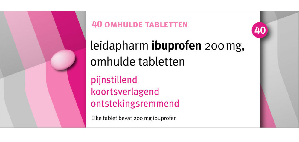 Image of Leidapharm Ibuprofen 200mg 40st