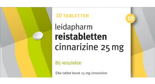 Image of Leidapharm Reistabletten Cinnarizine 25 mg Tabletten 