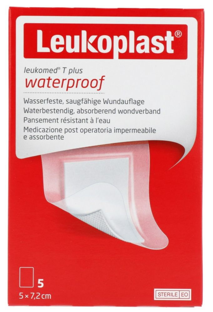 Leukoplast Leukomed T Plus Waterproof Eilandpleister 5cm
