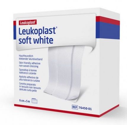 Image of Leukoplast Soft White Wondpleister 5m x 6cm 