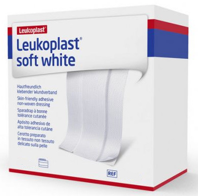 Image of Leukoplast Soft White Wondpleister 5m x 8cm 