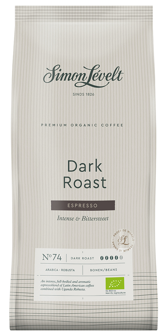 Simon Levelt Dark Roast Espresso Intense & Bittersweet