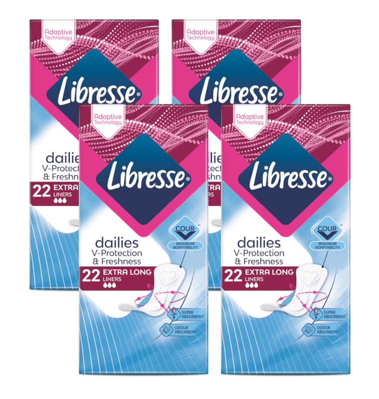 Libresse Dailies Extra Long Inlegkruisjes Multiverpakking afbeelding