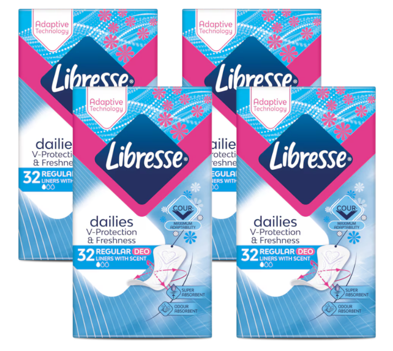 Libresse Dailies V-Protection Regular Deo Fresh Inlegkruisjes Multiverpakking afbeelding