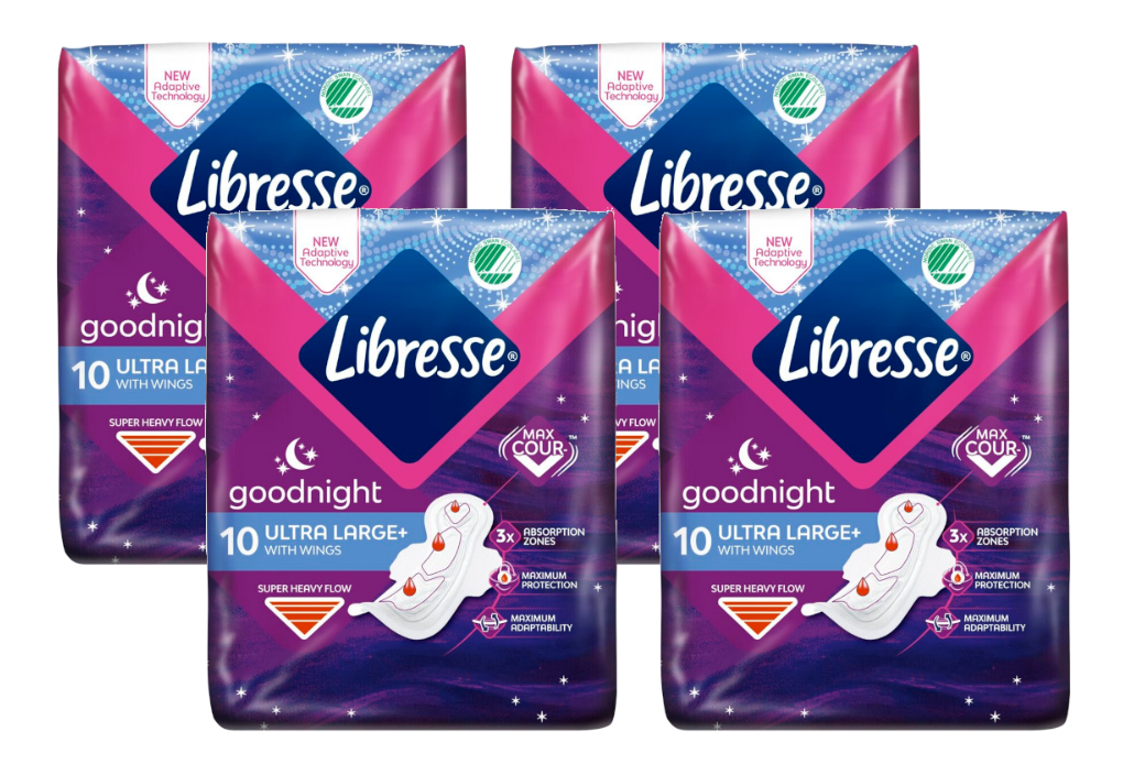 Libresse Goodnight Ultra Large Maandverband Multiverpakking afbeelding