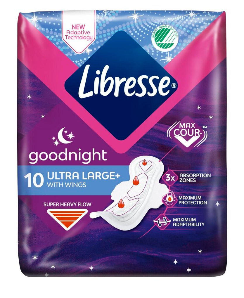 Image of Libresse Ultra Goodnight Maandverband L - 