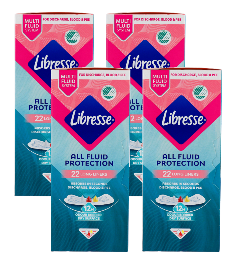 Libresse Extra Protection Long Inlegkruisjes Multiverpakking afbeelding