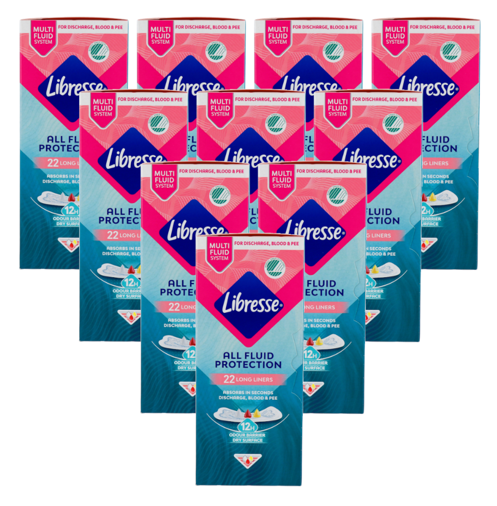 Libresse Extra Protection Long Inlegkruisjes Multiverpakking afbeelding