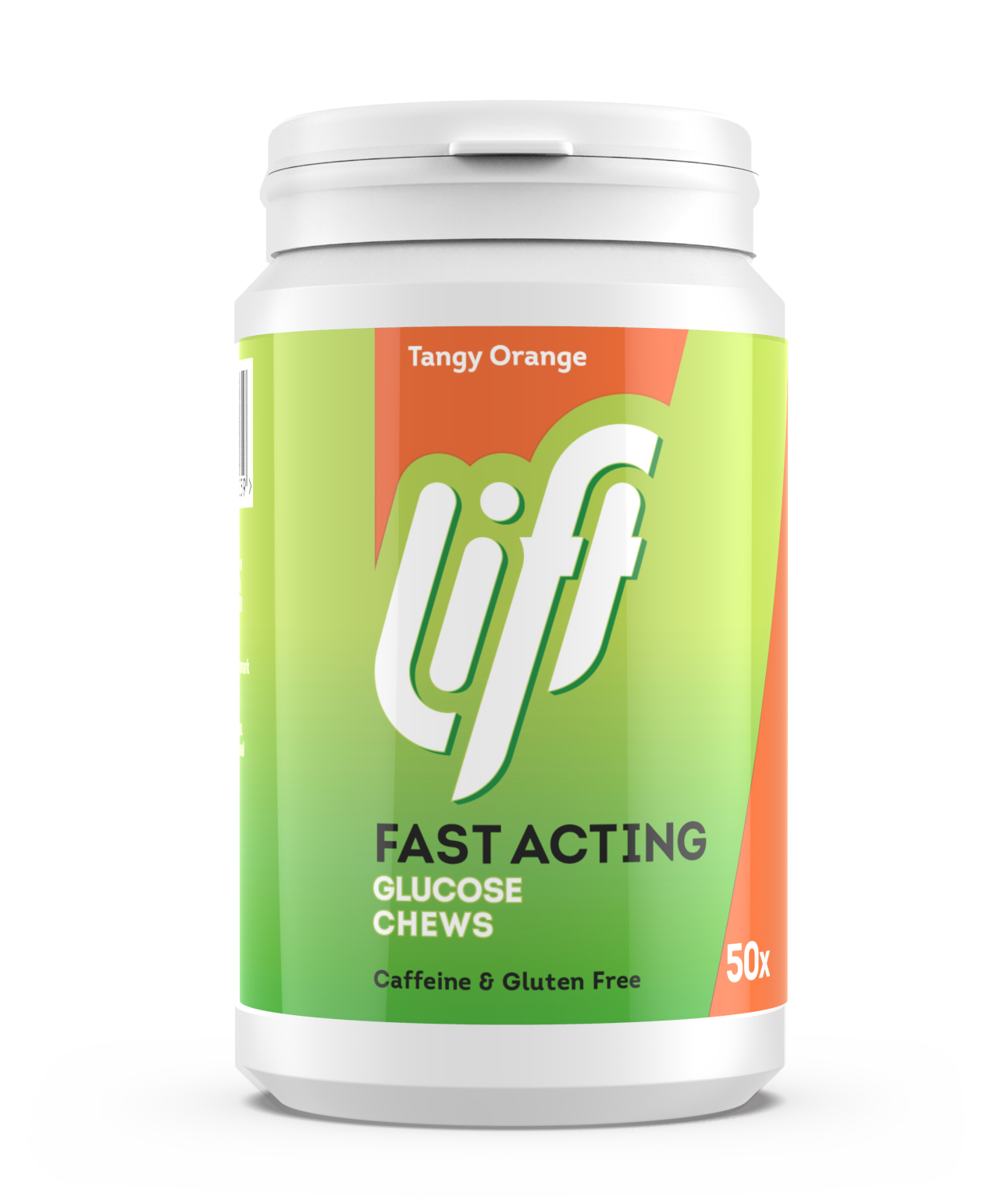 Lift Fast Acting Glucose Kauwtabletten - Sinaasappel