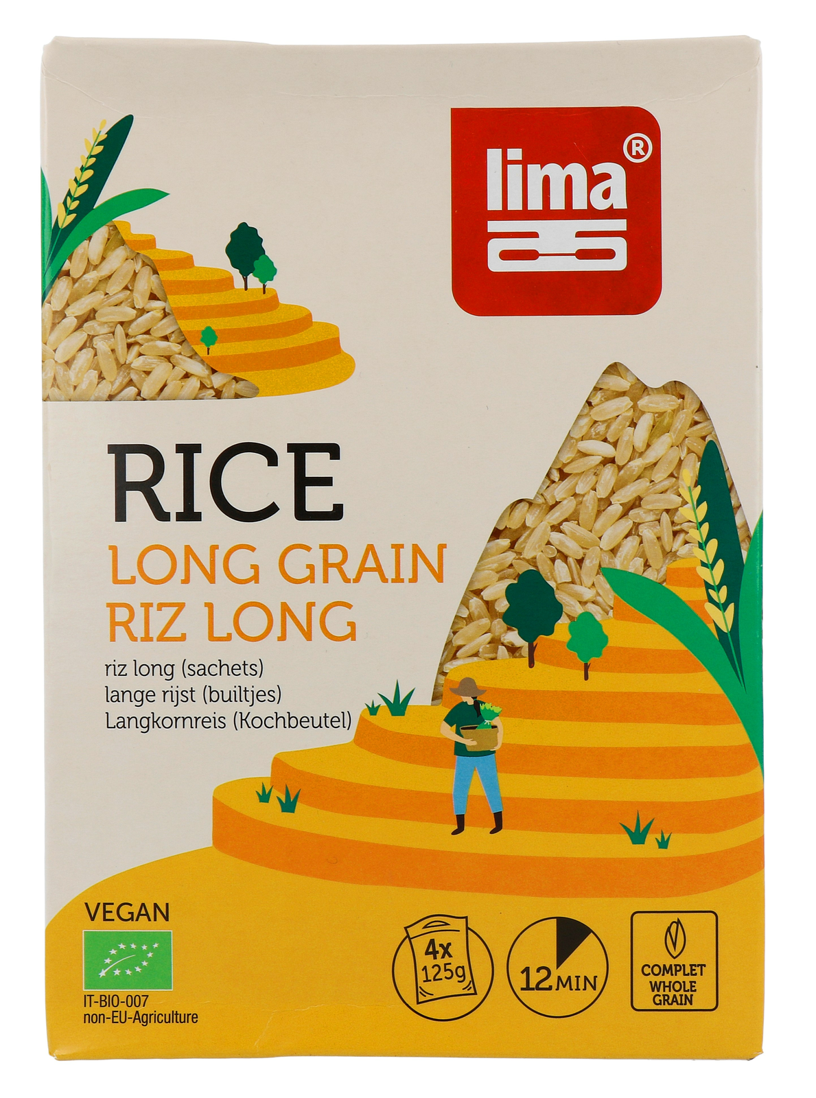 Lima Rijst Lang Volkoren Bio Builtjes