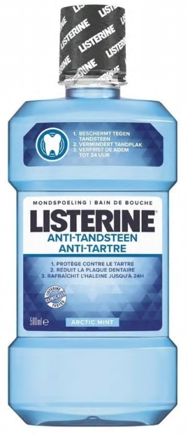 Listerine Mondspoeling Anti-Tandsteen Arctic Mint