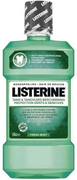 Listerine Mondspoeling Tand & Tandvlees Bescherming Fresh Mint