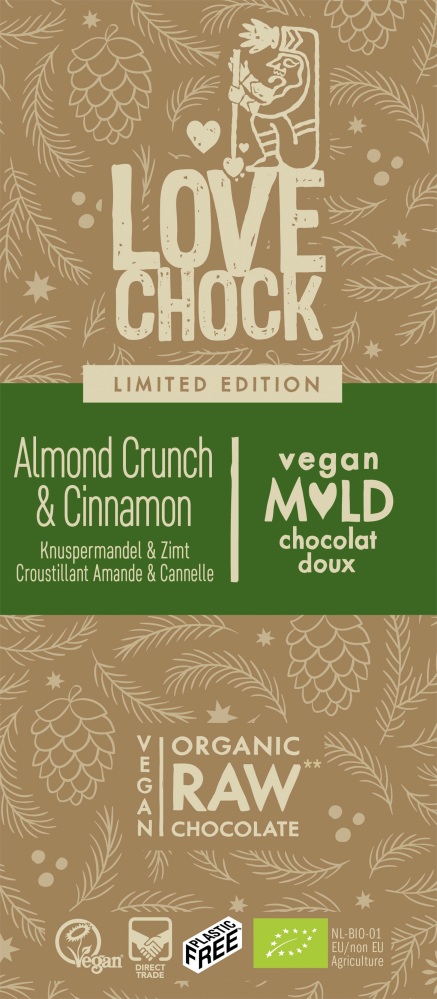 Lovechock Almond Crunch Cinnamon Chocolade