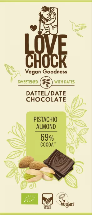 Lovechock Date Chocolate Pistachio Almond afbeelding