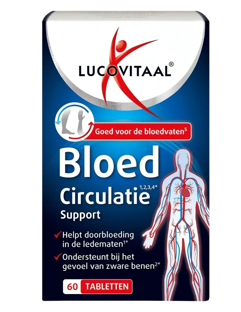 Lucovitaal Bloedcirculatie Support Tabletten afbeelding